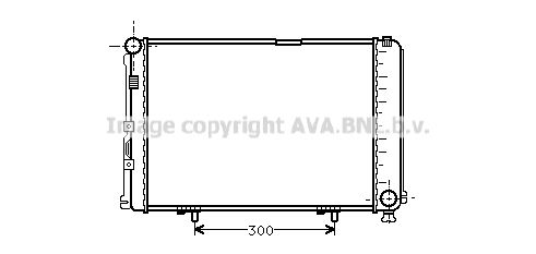 AVA QUALITY COOLING Radiators, Motora dzesēšanas sistēma MSA2067